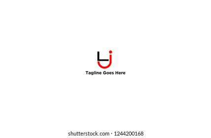 Letter LJ or JL icon vector
