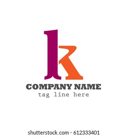 Letter LK 1K KR