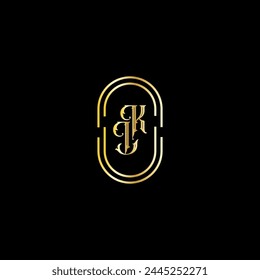 Letter LK logo design template with simple and unique