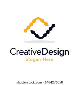 Letter LL Dot Networking Creative Business Logo