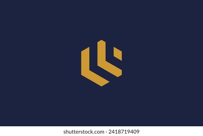 letter ll hexagon logo icon design vector design template inspiration