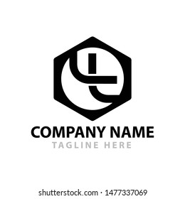 Letter LL logo icon design template elements