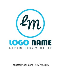 letter lm logo concept. Designed for your web site design, logo, app, UI