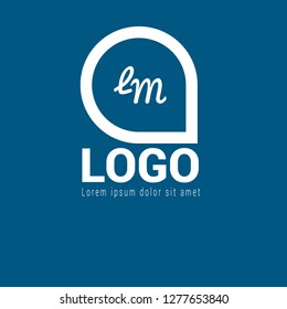 letter lm logo concept. Designed for your web site design, logo, app, UI