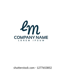 letter lm logo concept. Designed for your web site design, logo, app, UI
