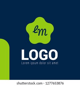 letter lm logo concept. Designed for your web site design, logo, app, UI