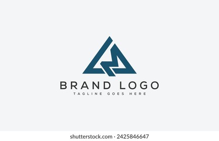 letter LM logo design vector template design for brand.