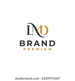 letter lmd monogram logo design