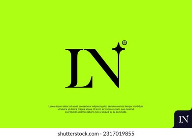 Letter LN logo icon design