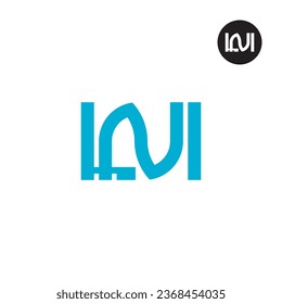 Letter LNI Monogram Logo Design 