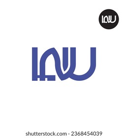 Letter LNU Monogram Logo Design