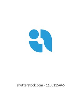 in letter logo