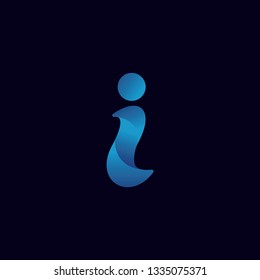 I letter logo