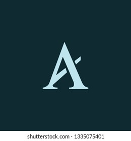 A letter logo