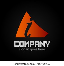Letter i logo
