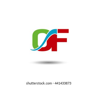 OF letter logo