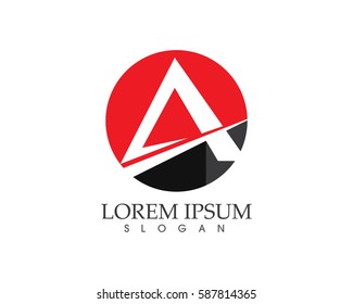Letter A logo
