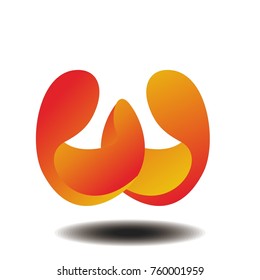 letter logo 3d