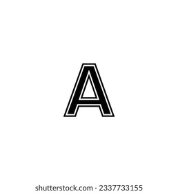 Letter logo A. Initial Icon A, and floral vector, nature illustration modern vintage. Letter B with dots shape logo design. Abstract letter A logo vector. symbol icon design template.