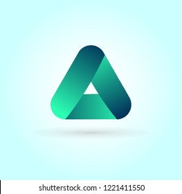A Letter Logo Abstract