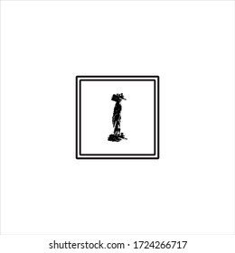 Diseño abstracto del logotipo de la carta