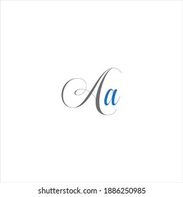 Un diseño abstracto del logotipo de letra sobre fondo de color blanco. un monograma