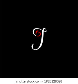 I letter logo abstract design on black color background. i alphabet