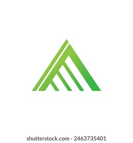 A letter logo abstract symbol