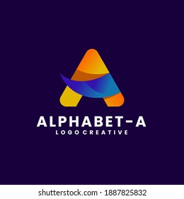 Letter A Logo Alphabet A logo 