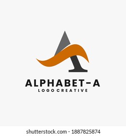 Letter A Logo Alphabet A logo 
