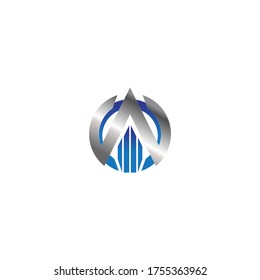Letter A Logo, alphabet logo design.