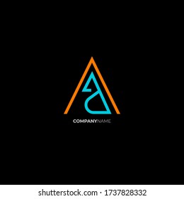 Letter A logo alphabet isolated good for company branding identity 