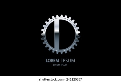 Letter I logo. Alphabet logotype vector design.
