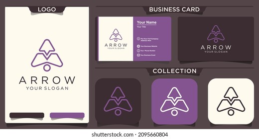Buchstabe A Logo mit Logo-Vorlage für Logos Illustration Design