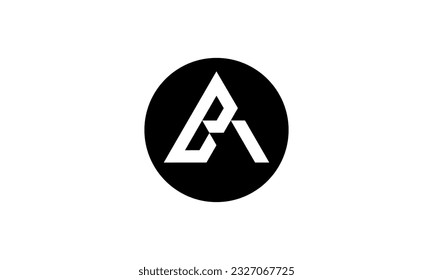 Logo de la letra B y A en círculo