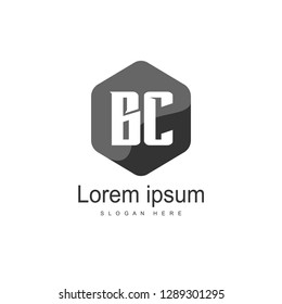 Letter Logo BC Template Vector Design