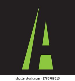 A Letter Logo Beautiful Minimalist Logotype design for branding