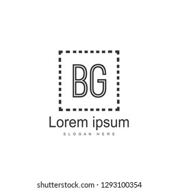 Letter Logo BG Template Vector Design