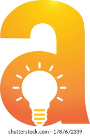 Ein Logo mit Glühbirne