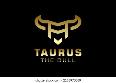 Letter A logo, Bull logo,head bull logo, monogram Logo Design Template