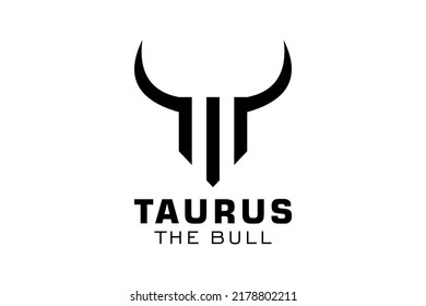 Letter I logo, Bull logo,head bull logo, monogram Logo Design Template