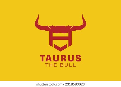 Letter A logo, Bull logo,head bull logo, monogram Logo Design Template