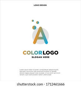 A letter logo, business logo design, vector icon.