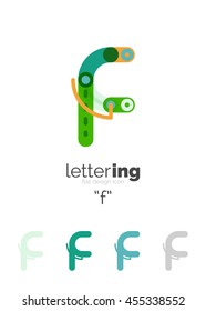 Icono lineal del logotipo de la letra sobre fondo blanco. Concepto de nombre de empresa de letras iniciales Alphabet. Segmentos planos de línea delgada conectados entre sí. Dibujo plano de diseño de cables o tubos industriales de ABC