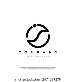 Letter IS logo Business Premium Design