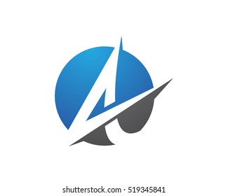 A Letter Logo Business Template