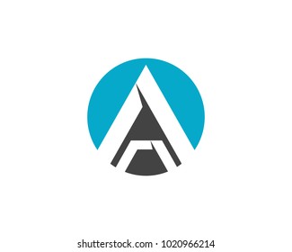 A Letter Logo Business Template Vector icon design