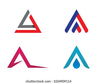 A Letter Logo Business Template Vector icon