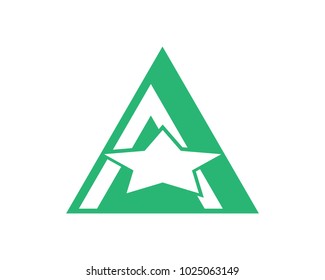 A letter logo business template vector icon