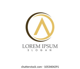 A Letter Logo Business Template Vector icon
